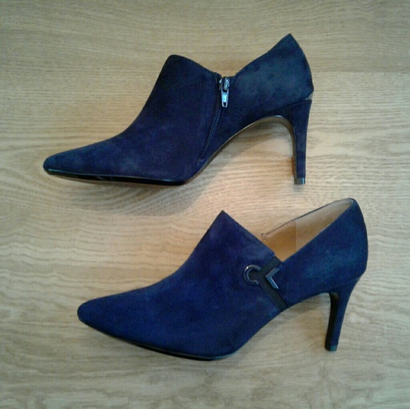 calvin klein blue boots